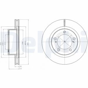Disco freno DELPHI BG9067