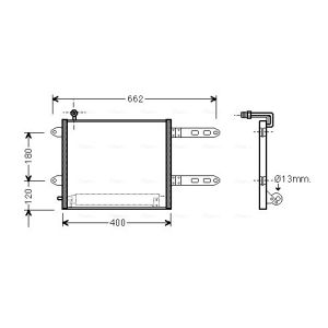 Kondensator, Klimaanlage AVA COOLING VN5178D