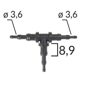 T-Verbindung ROMIX C60656, 2 Stück