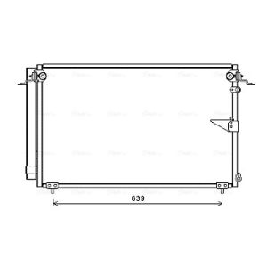 A/C-kondensor AVA COOLING TO5654D