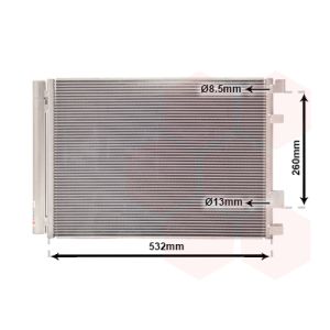 Condenseur (climatisation) VAN WEZEL 82005268
