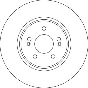 Disco de freno TRW DF6829S,1 Piezza