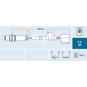 Lambda-anturi FAE 75612