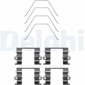 Jeu d'accessoires, garniture de frein à disque DELPHI LX0669