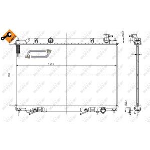 Kühler, Motorkühlung EASY FIT NRF 56089