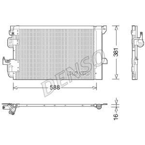 Condensatore, impianto di climatizzazione DENSO DCN20007