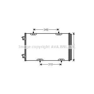 Condensatore, impianto di climatizzazione AVA COOLING CN5290D AVA