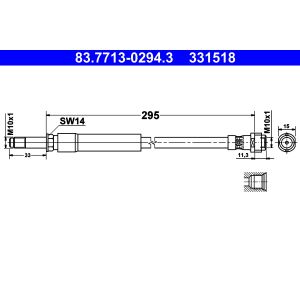 Flexible de frein ATE 83.7713-0294.3