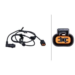 ABS-sensor HELLA 6PU 230 048-901