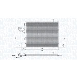 Condenseur (climatisation) MAGNETI MARELLI 350203876000