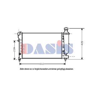 Raffreddatore motore AKS DASIS 060035N