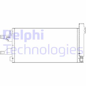 Lauhdutin, ilmastointilaite DELPHI TSP0225676