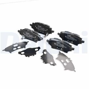 Remblokset DELPHI LP3608, achter