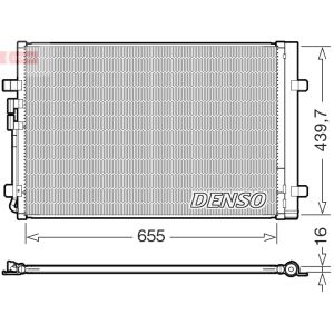 Condensator, airconditioning DENSO DCN32036