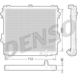 Radiateur, refroidissement du moteur DENSO DRM50074