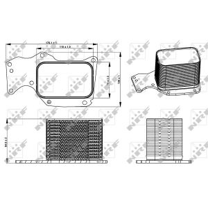 Ölkühler, Motoröl NRF 31284