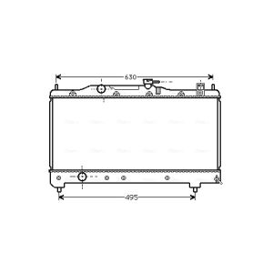 Arrefecedor do motor AVA COOLING TO2237