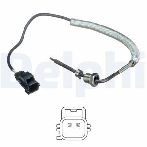 Uitlaatgastemperatuursensor DELPHI TS30108