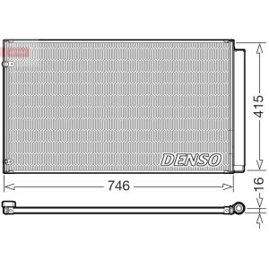 Condensor, airconditioning DENSO DCN51017