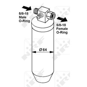 Trockner, Klimaanlage NRF 33068