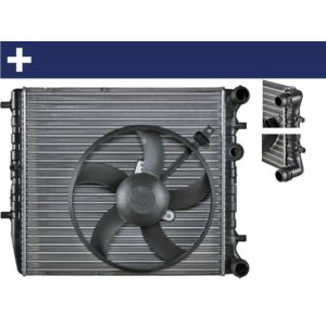 Arrefecedor do motor MAHLE CR 123 000S