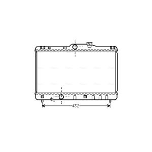 Motorkühler AVA COOLING TO2140