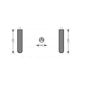 Filtre déshydratant climatisation AVA COOLING TOD017