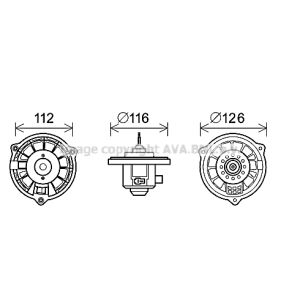 Interieurventilator AVA COOLING HY8362