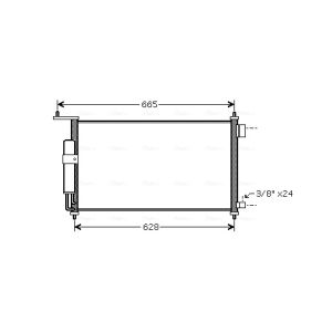 Condenseur (climatisation) AVA COOLING DNA5332D