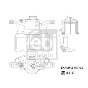 Bremssattel FEBI BILSTEIN 182127, Vorne Rechts