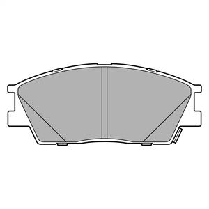 Bremsbelagsatz DELPHI LP3645, Vorne