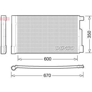 Condenseur, climatisation DENSO DCN01004