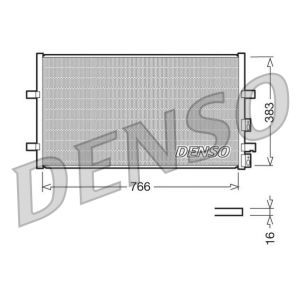 Condenseur (climatisation) DENSO DCN10009