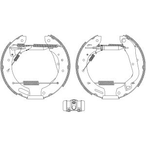 Jeu de mâchoires de frein Shoe Kit Pro TEXTAR 84055800