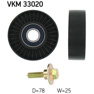 Rouleau de renvoi/guide, courroie à nervures en V SKF VKM 33020