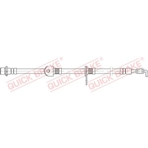 Flexible de frein QUICK BRAKE 50.716