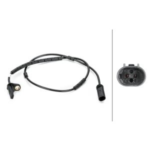 Sensor do ABS traseiro, direito HELLA 6PU 012 806-431