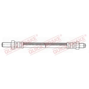 Tubo do travão flexível traseiro, esquerdo QUICK BRAKE QB42.005