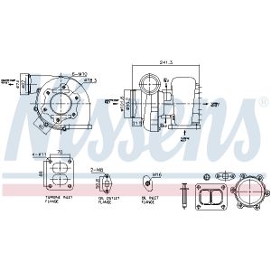 Turboahdin, ahtaminen NISSENS 93597