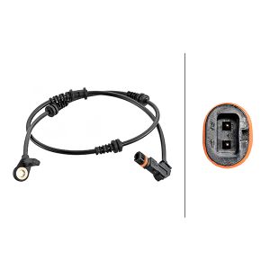 Sensor do ABS traseiro, direito HELLA 6PU 230 048-261