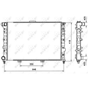 Kühler, Motorkühlung NRF 58216