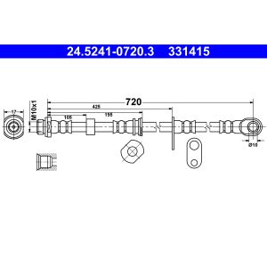 Bremsschlauch ATE 24.5241-0720.3