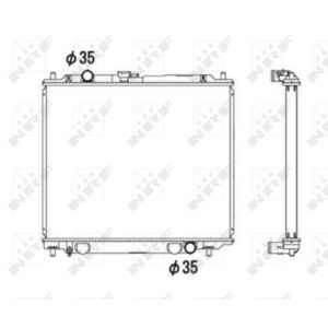 Radiator, motorkoeling NRF 52108