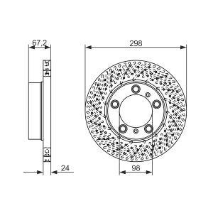Bremsscheibe BOSCH 0 986 479 674