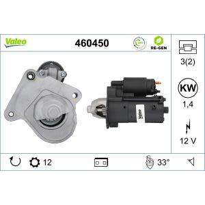 Motor de arranque VALEO 460450