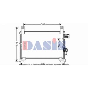 Condenseur (climatisation) AKS DASIS 512033N