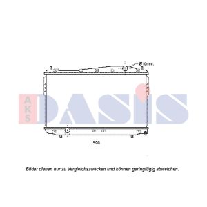 Arrefecedor do motor AKS DASIS 510155N