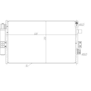 Condenseur (climatisation) NRF 350464