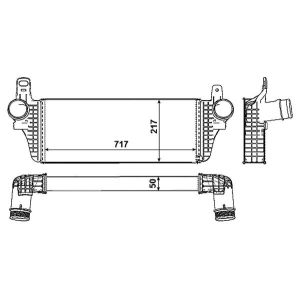 Ladeluftkühler NRF 30466