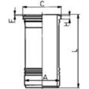 Zylinderlaufbuchse KOLBENSCHMIDT 88429110